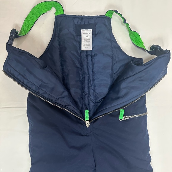 Unisex Kids Overall Snow Pants Like New Carters - Picture 2 of 5